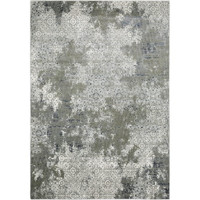 Oriental Weavers Gemini 002H2 Ivory/ Grey Indoor Area Rug - 2'3" x 7'6"