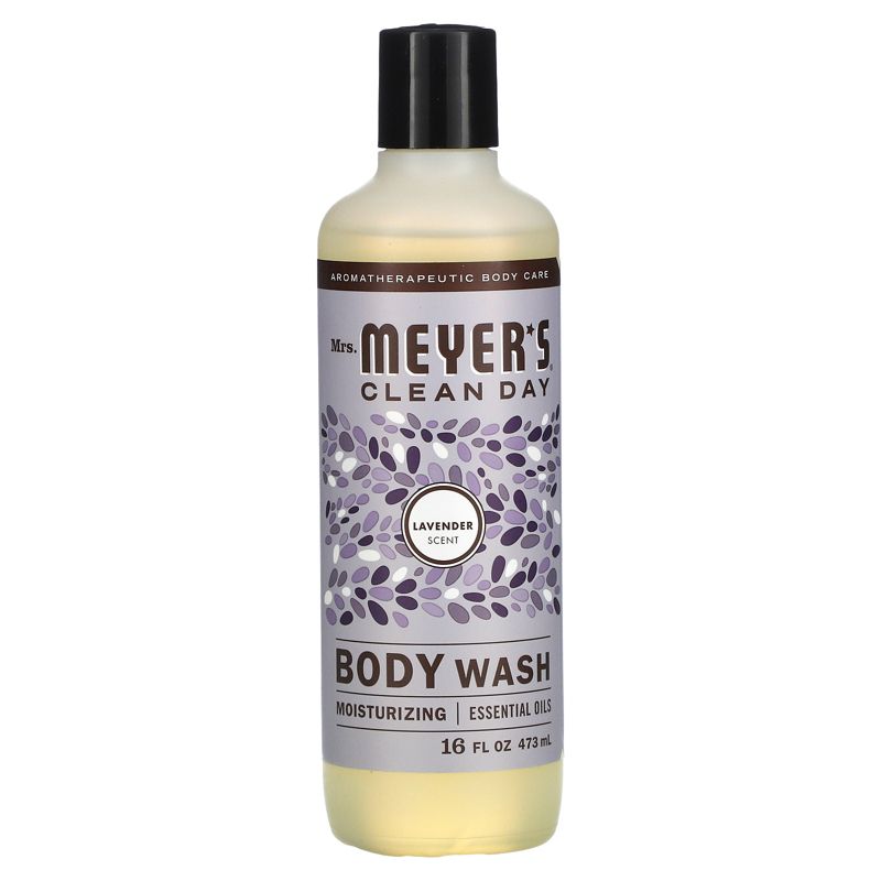 Mrs. Meyers Clean Day Body Wash, Lavender, 16 fl oz (473 ml), 1 of 3