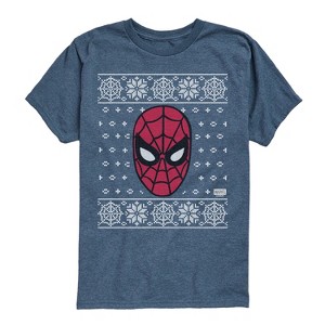 Boys' - Marvel - Spiderman Sweater Short Sleeve Graphic T-Shirt - 1 of 4