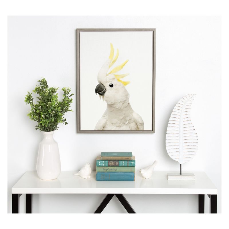 18&#34; x 24&#34; Sylvie Parrot Framed Canvas by Amy Peterson Gray - Kate and Laurel, 6 of 7