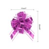 Unique Bargains Large Pull Bow Metallic Gift Wrapping Ribbon for Wedding 12 Pcs - 2 of 4