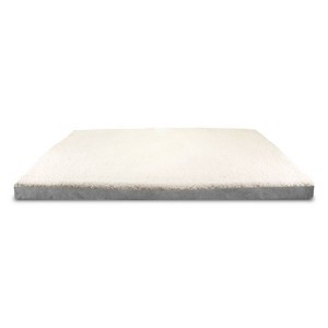 Precious Tails Faux Shearling Crate Mat Bed for Dogs - Gray - S - 1 of 4