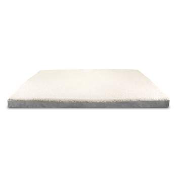 Precious Tails Sherpa Crate Mat Bed for Dogs - Gray - S