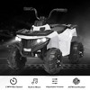 Costway Kids Ride On ATV Quad 4 Wheeler Electric Toy Car 6V Battery Power Led Lights - 4 of 4