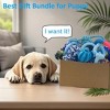 Itopfox 20 Pack Puppy Chew Toys - Blue Dog Teething Toys for Puppies, Teething Rings and Durable Ropes, Rubber Toy Bundle for Small Dogs - 4 of 4