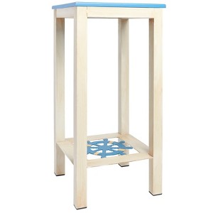 The Lakeside Collection Nautical Accent Tables - Ship Wheel - 1 of 3