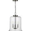 Progress Lighting, Winslett Collection, 3-Light Pendant, Matte Black, Seeded Glass Shade - 3 of 3