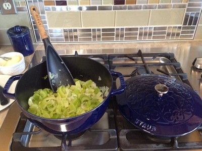 Staub Cast Iron 3.75-qt Essential French Oven with Lilly Lid - Dark Blue,  3.75-qt - City Market