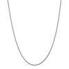 Black Bow Jewelry 2.25mm, 14k White Gold, Handmade Solid Rope Chain Necklace - 3 of 4
