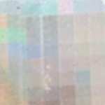 clear/silver disco tape