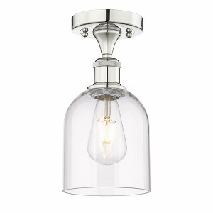 Bella - 1 Light Semi-Flush Mount In Industrial Style-9.63 Inches Tall and 5.5 Inches Wide - 1 of 1