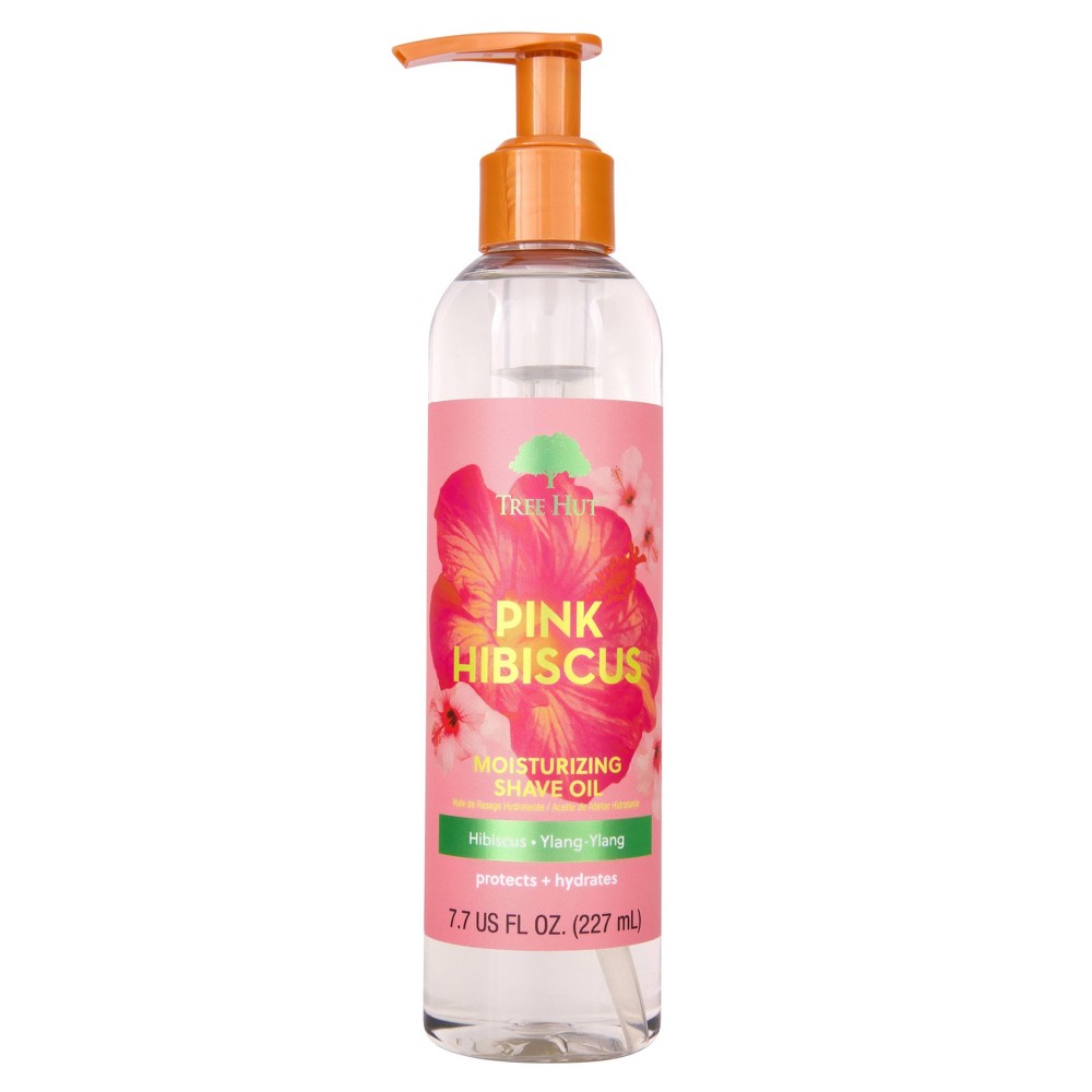 Photos - Shaving Foam / Shaving Cream Tree Hut Pink Hibiscus Bare Moisturizing Shave Oil - 7.7 fl oz 