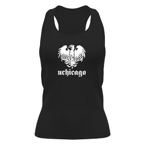 Women's University of Chicago Adult Sport Tank Top Primary Logo - 1 of 4