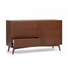 Tremolo Modern Boho 6-Drawer Dresser with Solid Wood & Contemporary Fluted Fronts - Teamson Home - 3 of 4