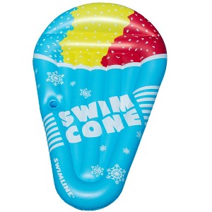 Swim Central Inflatable Swim Snow Cone Pool Mattress - 11" - 1 of 4