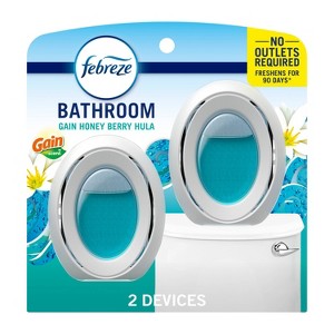 Febreze Honeyberry Hula Bathroom Air Freshener - 2ct - 1 of 4