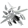 Skill 1 Model Kit Harrier Jump Jet Snap Together Painted Plastic Model Airplane Kit by Airfix Quickbuild - 4 of 4
