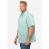 KingSize Men's Big & Tall Tall The No-Tuck Casual Short Sleeve Shirt - 4 of 4