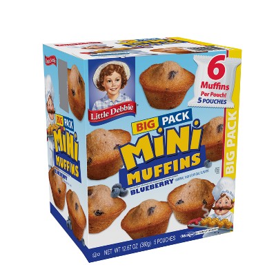 Little Debbie Big Pack Blueberry Mini Muffins - 12.67oz : Target