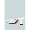 Aldora Rhinestones Embellished Satin Mules - 4 of 4