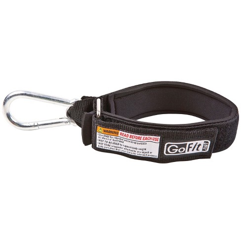 GoFit® Ankle Strap with Carabiner for Tubes and Resistance Bands.