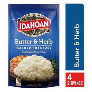 Idahoan® Butter & Herb Mashed Potatoes , 4 oz, Pack of 5 - 1 of 1