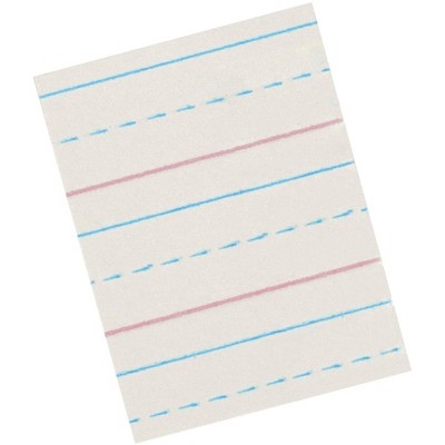 School Smart Zaner Bloser Handwriting Paper, 10-1/2 x 8 Inches, Grade 2-3, 500 Sheets