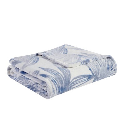 50"x70" Kayo Throw Blanket Blue - Tommy Bahama