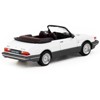 Saab 900 Turbo Convertible White and Gray "Global64" Series 1/64 Diecast Model by Tarmac Works - 2 of 3