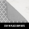 LunaLulinlk Dish Drying Mat Thick Absorbent Microfiber Mat for Under Dryer Rack 16x18 In Quatrefoil - 2 of 4