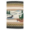 Earth Rugs Adirondack Loon Oval Patch Tread – 20"x30" Rustic Nature-Inspired Rug - 3 of 3