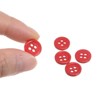 Unique Bargains Resin Craft Snap Round Flat 4-Hole Sewing Buttons 50 Pcs - 4 of 4