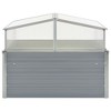 vidaXL Greenhouse Gray PC board, Galvanized Steel Medium Stackable - 3 of 4