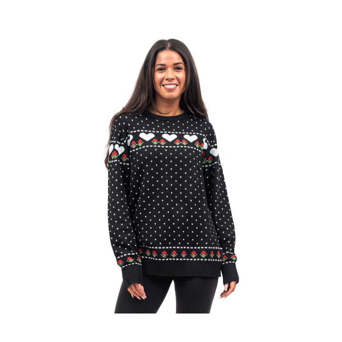 Costume Agent Adult Ellen Griswold Christmas Vacation Movie Ugly Christmas Sweater - Black
