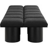 Meridian Furniture,Pavilion Boucle Fabric Bench - 3 of 4