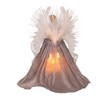 Kurt Adler 16" Fiber Optic White, Silver, and Gray Angel Tree Topper - 4 of 4