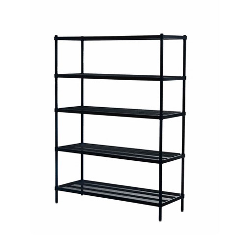 Design Ideas Meshworks Steel Storage Shelving Unit 5 Tier Unit 47 2 X 17 7 X 63 Target