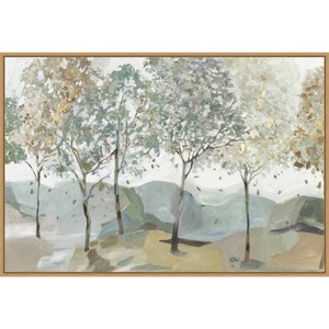 33" x 22" Breezy Landscape Trees I by Allison Pearce: Amanti Art Canvas Decor - 1 of 4