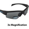 2 Pairs of Global Vision Eyewear Bifocal 2 Safety Motorcycle Glasses with +3.0 Bifocal Smoke, Brown Lenses - 3 of 4