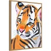 Amanti Art Tiger by Ohkimiko  Framed Canvas Wall Art - 2 of 4