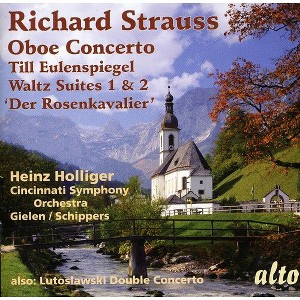 Lutoslawski & Holliger & Strauss & Oboe Concerti - Double Concerto for Oboe & Harp (CD) - 1 of 1