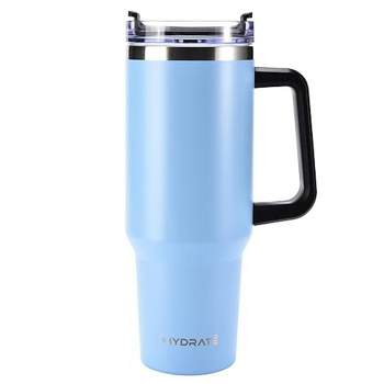 HYDRATE 40 oz Tumbler with Handle- Travel Coffee Tumblers , Blue