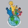 Junior's Sesame Street Friends Make the World Go Round Crop T-Shirt - 2 of 4