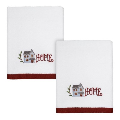 Home for the Holidays 2 Pc Hand Towel Set