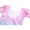 Arshiner Ruffle Long Sleeve Leotard for Girls Ballet Leotards Low Back Gymnastic Dance Outfits for Toddler - 4 of 4