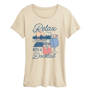 Women's - Instant Message - Docktails Short Sleeve Graphic T-Shirt - 1 of 4