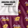 Central Michigan University Logo Pattern Silky 50x60 Blanket, 1 Sided - 4 of 4