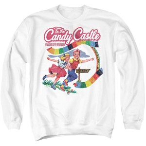 Candy Land To The Candy Castle Unisex Adult Crewneck Sweatshirt - 1 of 4