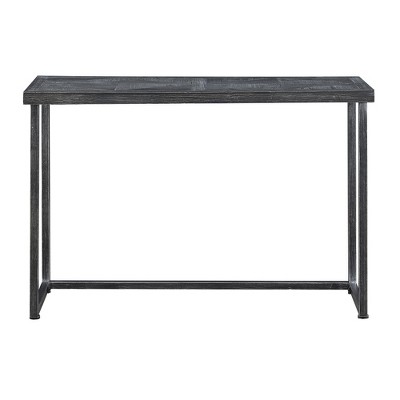 Laredo Parquet Console Table Black - Breighton Home