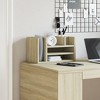 vidaXL Desk Organiser Sonoma Oak 17.5x9.4x9.8" Engineered Wood - 3 of 4